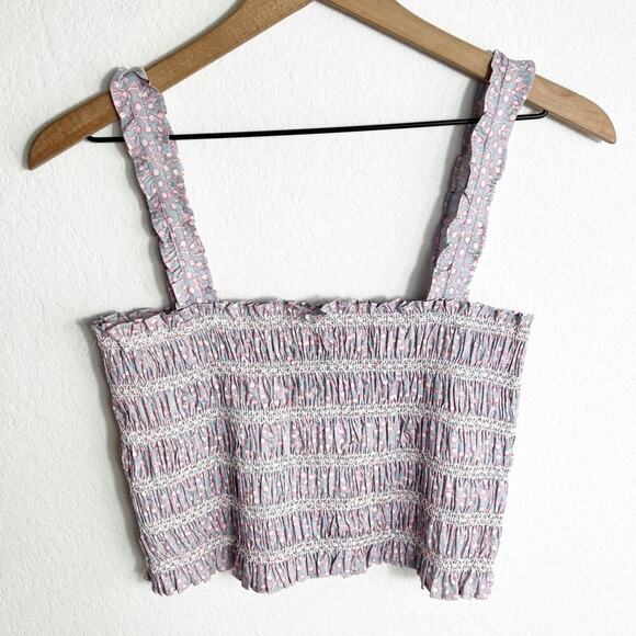 French Connection Women’s Square Neck Cropped Tank Cami Top Size US 12 New - Picture 3 of 6